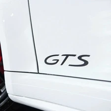 Porsche GTS 2x Car Door Sticker Decal Set Fits 911 Carrera 718 Cayman Boxster