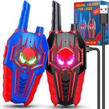 Rechargeable Walkie Talkies for Kids : Toys Gifts for 3 4 5 6 7 8 9 Year Old Boy