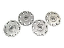 16 Hub Cap Wheel Cover Set 98-05 Vw Beetle Hubcap - Genuine Oem - 1c0 601 147 D