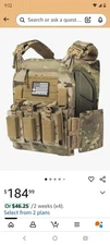 Redemption Tactical Crusader 2.0 Tactical Vest + Plate Carrier W/Quick Release 