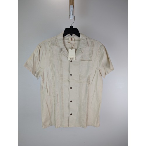 Dandy Del Mar CC20 Brisa Linen Shirt in Vintage Ivory Used Medium
