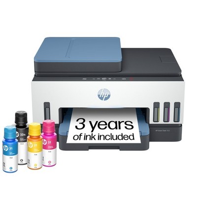 HP - Smart Tank 7602 Wireless AI-Enabled All-in-One Cartridge-Free Supertank ...