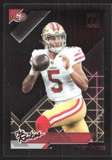 5836J 2021 Clearly Donruss #CTR-TRL Trey Lance Clearly The Rookies Red #/49