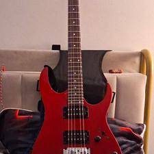 Red Solid-Body 6-String Right-Handed Electric Guitar, Solid Body Style