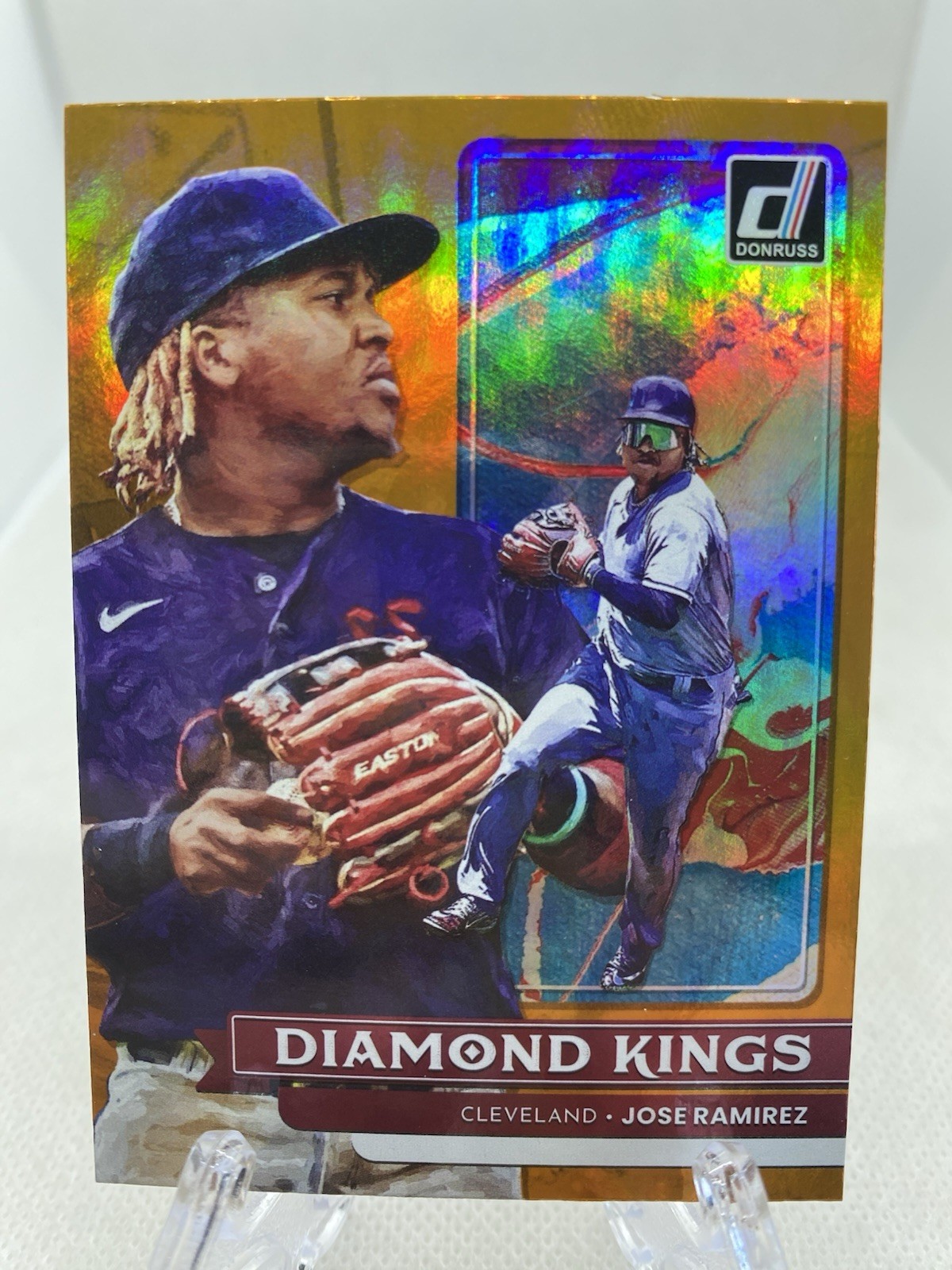 2022 Panini Donruss Optic Diamond Kings Jose Ramirez #7 Orange Prizm