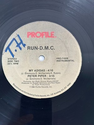Run DMC My Adidas Peter Piper 12 Inch Single Profile PRO7102 1986