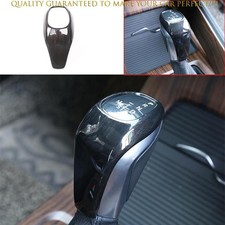 For BMW X2 F39 2018-2020 Black Wood Grain Inner Gear Shift Knob Decor Cover Trim