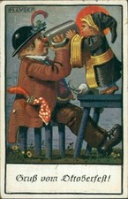 Ansichtskarte Gruß vom Oktoberfest München 1926 Humor (9852)