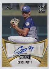 2021 Leaf Draft Base Auto Gold Chase Petty #BA-CP1 Auto 0o3x