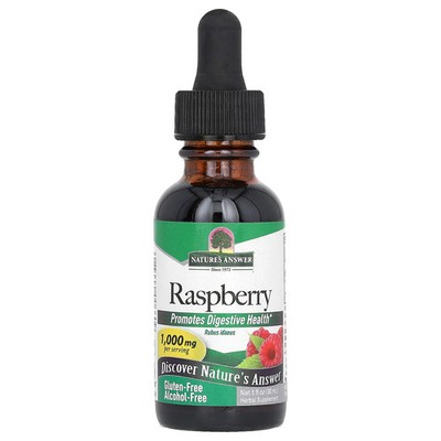 Raspberry, Alcohol-Free, 1,000 mg, 1 fl oz (30 ml)