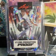 2024 Leaf Metal Cracked Ice Charles Nagy  1/1 Pre-Production Guardians