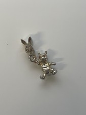 Rare Chamilia Charm.  Winnie The Poo. Sterling Silver 925. Retired! Disney