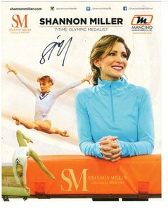 SHANNON  MILLER   AUTOGRAPH   8  X  10