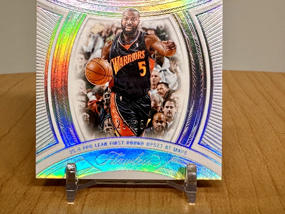 Baron Davis Warriors Panini Flawless Performances On-Card Auto Bookend 25/25 - Image 3 of 4