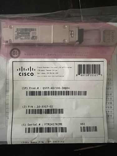 Cisco QSFP-40/100-SRBD Transceiver Module 100g/40g 10-3317-02