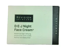 Revision Skincare D.E.J Night Face Cream Sample [12 Pack] *NIB