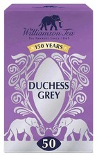 Williamson Tea Duchess Grey 50 Teabags (Case of 6) - Free Delivery