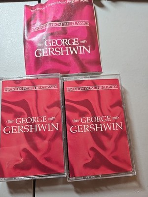 George Gershwin Favorites From Classics Cassette Tapes 1 & 2 Readers Digest 