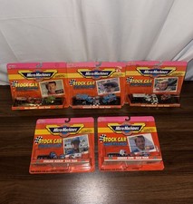 Galoob NASCAR Micro Machines Race Team Lot Of 5 Petty Shrader Cope Elliot Marlin