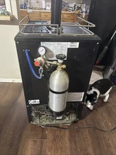 Kegerator Full Size Keg Beer Cooler Refrigerator - Single Faucet - D System