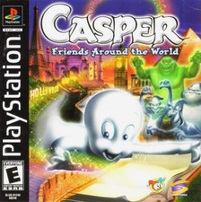 Casper Friends Around the World PS1 Great Condition Complete Fast Shipping