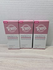 3X TOMS OF MAINE NATURAL PREBIOTIC DEODORANT SOFT ROSE 2.1oz/60g Expired