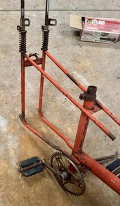 Vintage Raleigh Chopper Frame Original Survivor Project w/ Spring Sissy Bar