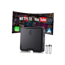 Wireless Carplay Adapter with Netflix YouTube TF Card Plug  Play, Wireless AI