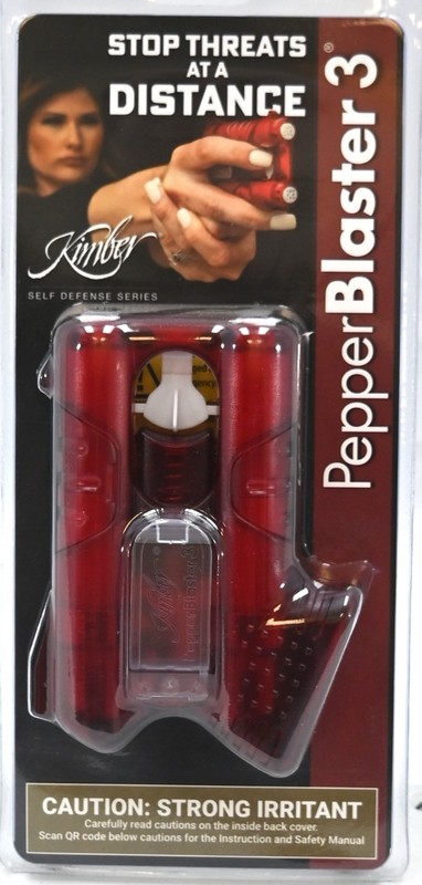 Kimber Pepper Blaster 3, NIB, Self Defense pepper gun with clip  Exp. 12/31/2030