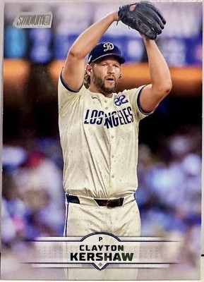 2025 Clayton Kershaw #70 💎 Topps Stadium Club ~ Los Angeles
