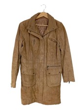 ORSAY Ledermantel Damen Mantel Gr. DE 40 braun Casual-Look