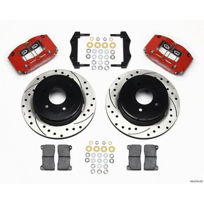 Dynapro Radial Rear Kit 12.19in Drilled Red for 04-06 Pontiac GTO 140-8754-DR