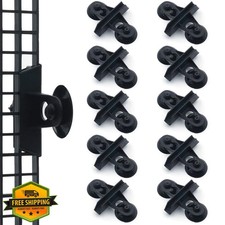 LINLAN Aquarium Divider Clips Suction Cups Black Mesh Holder