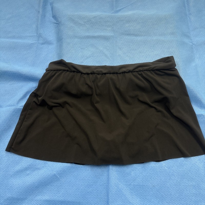 Magicsuit Black Women's Magic Solids Slimming Swim Skirt Size 16