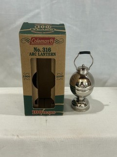 COLEMAN MINI 316 ARC LANTERN 1/6 SCALE 100 YEAR CELEBRATION 2000 WITH BOX