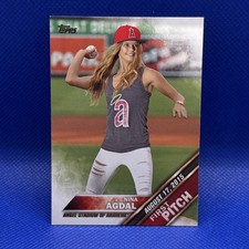 2016 Topps Series 2 NINA AGDAL First Pitch Insert Card #FP-5 Angels