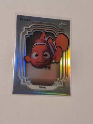 2024 Topps Chrome Disney NEMO Silver Refractor #105 Finding Nemo