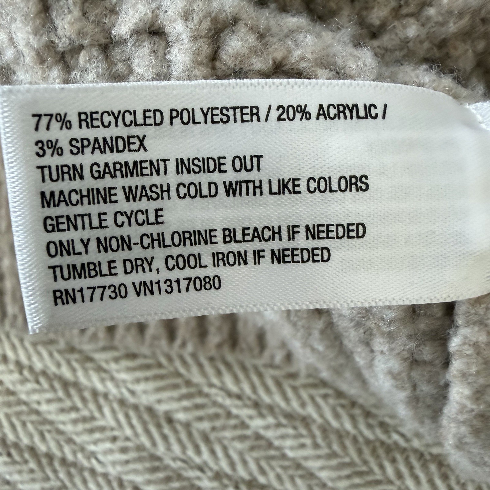 Universal Thread Ribbed Turtleneck Sweater XL Oat… - image 7