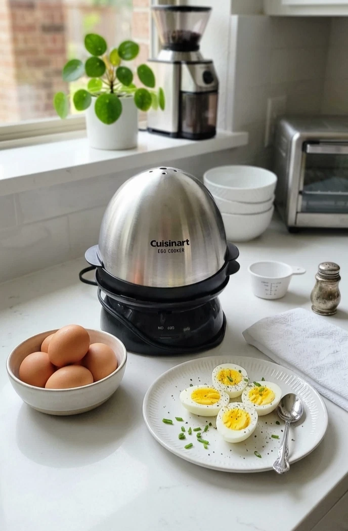 Cuisinart Egg Central 7 Egg Cooker CEC-7 Stainless Steel Kitchen Appliance
Opens in a new window or