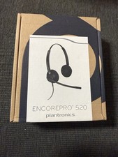 Plantronics EncorePro HW520 Black Headband Headsets NEW