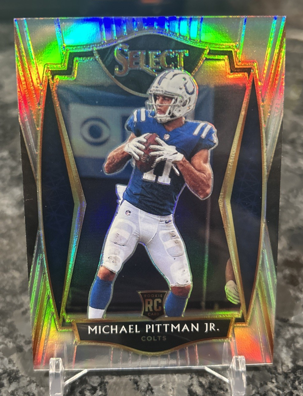 2020 Panini Select - Premier Level Michael Pittman Jr. #162 Silver Prizm (RC)