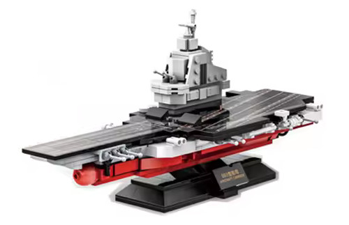 NEW 392-pc Aircraft Carrier Building Blocks Set! Military Warship Boat Navy Ship