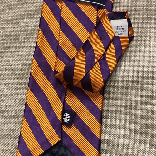 Clemson University Tiger Farben Izod Halsbekleidung Krawatte lila orange - Bild 3 von 3