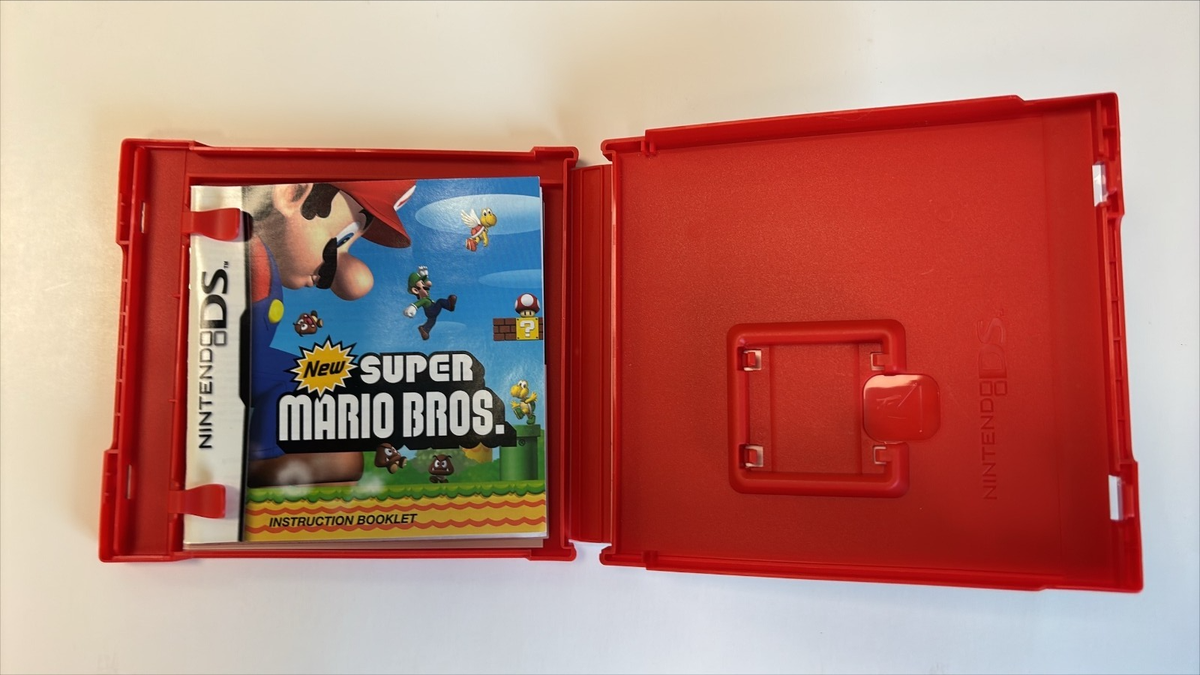 Game Case and Manual NO GAME New Super Mario Bros Nintendo DS