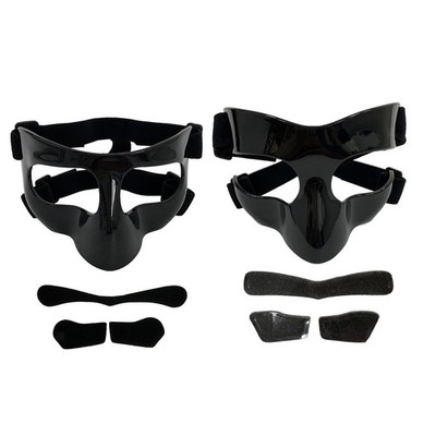Basketball-Maske, leichter Gesichts-Nasenschutz für Fußball, Fitnessstudio,