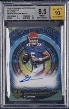2022-23 BOWMAN INCEPTION U BLUE FOIL #BIAGM GRAHAM MERTZ BGS 8.5 AUTO 10