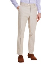Tommy Hilfiger Mens Modern fit Dress 36 / 30 Beige Solid