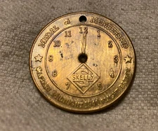 Captain Midnight SPINNER Medal of Membership 1940 Flight Patrol Skelly Oil Coin