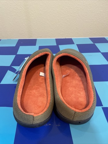 Zapatilla RockDove Original de Espuma con Memoria de Dos Tonos Oliva/Mandarina para Hombre 11-12 - Imagen 4 de 7