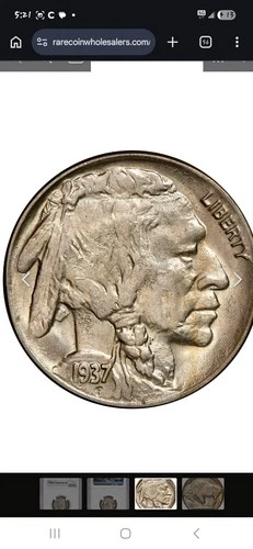 1937-D Buffalo Nickel 3 Legs Variety NGC MS 65 Denver Certified